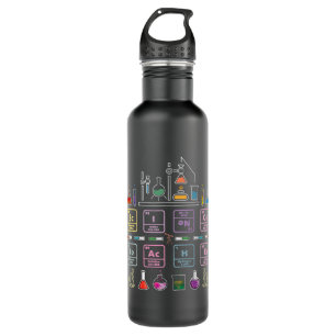 Bouteille D'eau Biologie Enseignant Sciences Lover Microorganisme 