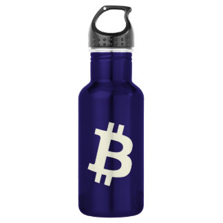 Bouteille D'eau Bitcoin Standard ₿ (Blue)