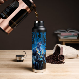 Bouteille D'eau Black Lightning - Donnez De L'Espoir Aux Gens