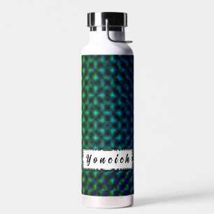Bouteille D'eau Black & White Cube Life par Kenneth Yoncich Wa