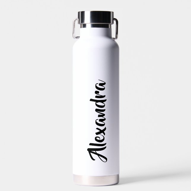 Bouteille D'eau Blanc Personnalisé Blanc Personnalisé Acier Inoxyd (Avant)