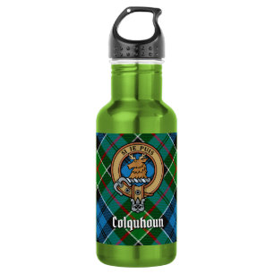 Bouteille D'eau Blason de Clan Colquhoun sur Tartan