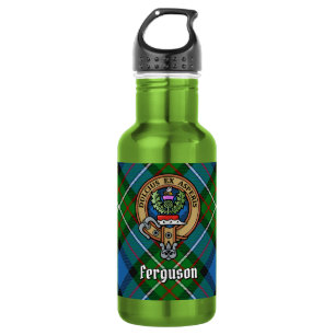 Bouteille D'eau Blason du clan Ferguson sur tartan