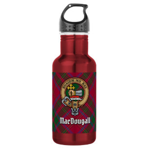 Bouteille D'eau Blason du clan MacDougall sur tartan