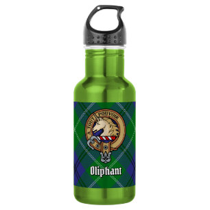 Bouteille D'eau Blason du clan Oliphant sur tartan
