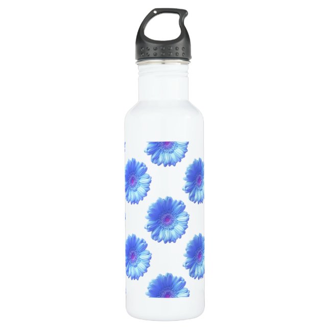 Bouteille D'eau Bleu marguerite (Devant)