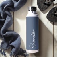 Bleu marine et blanc personnalisé