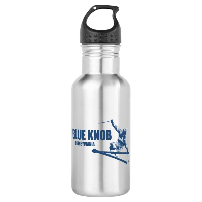 Bouteille D'eau Blue Knob Pennsylvania Skier (Devant)