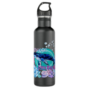 Bouteille D'eau Blue Whale Lover Choisissez Kindness Inspiration W