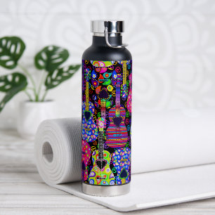 Bouteille D'eau Boho Guitares Belle