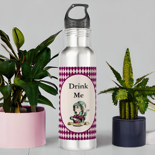 Bouteille D'eau Boire moi Mad Hatter Alice au pays des merveilles 
