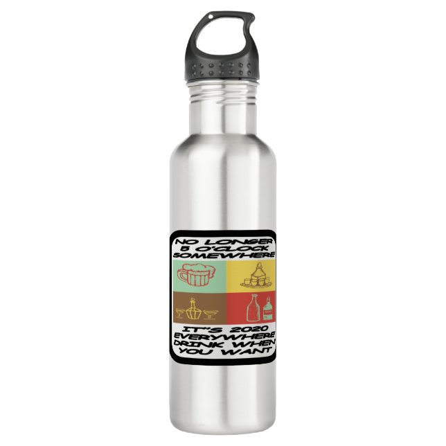 Bouteille D'eau Boire quand vous voulez (Devant)