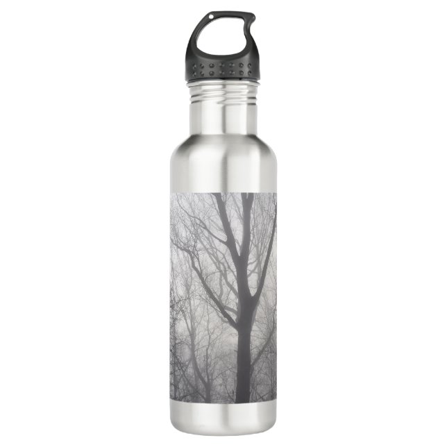 Bouteille D'eau Bois gris des arbres (Devant)