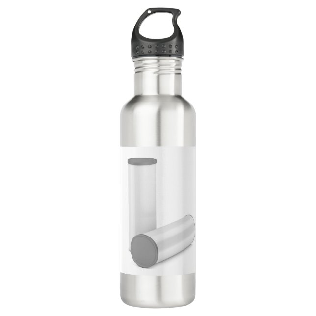Bouteille D'eau Boîtes en fer blanc vides blanches (Devant)