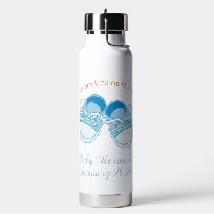 Bouteille D'eau Bonbons Bleus Personnalisés Bébé Garçon