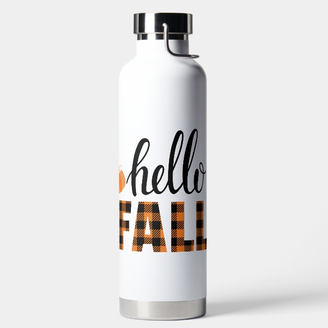 Bouteille D'eau Bonjour automne (Droite)