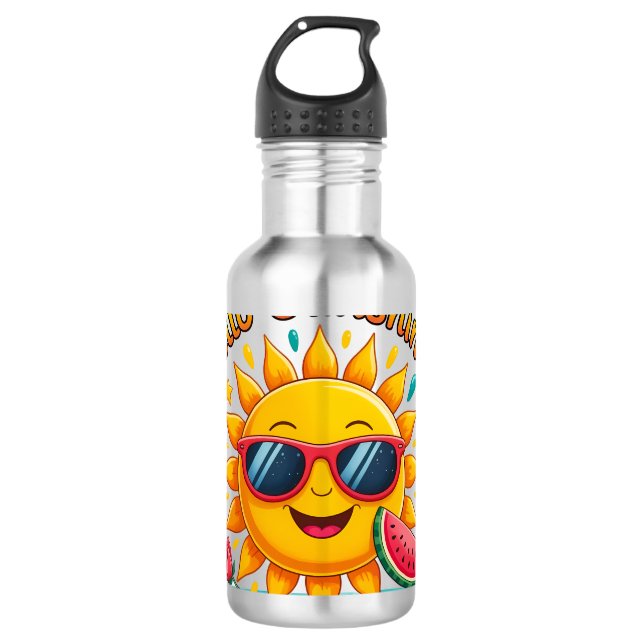 Bouteille D'eau Bonjour Sunshine  (Devant)