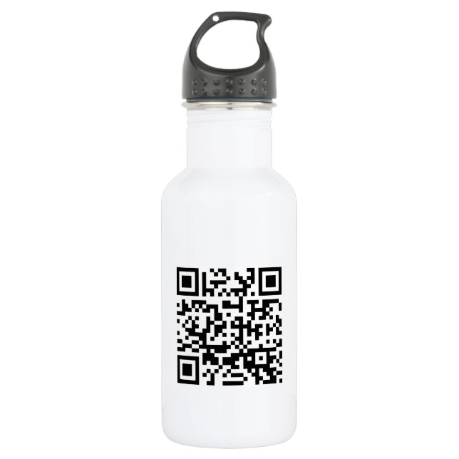 Bouteille D'eau Bonne année ! — Code QR (Devant)