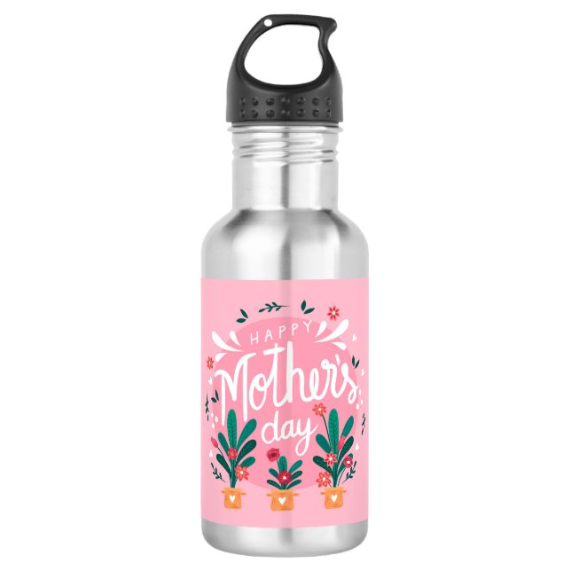 Bouteille D'eau Bonne fête des mères (Devant)