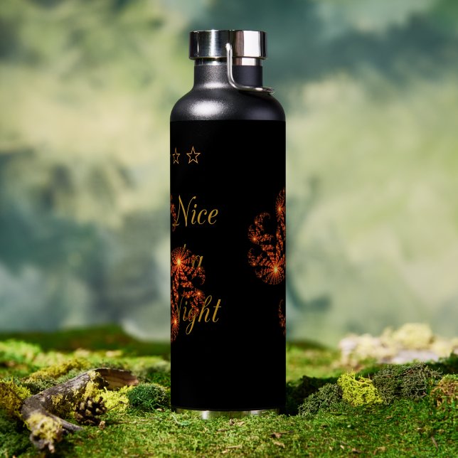 Bouteille D'eau Bonne journée et une meilleure nuit avec Gratitud (Café)