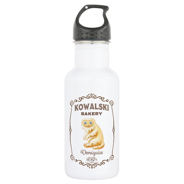 Bouteille D'eau Boulangerie Kowalski - Demiguise (Devant)