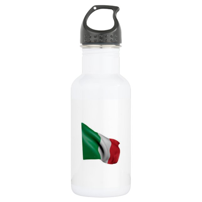 BOUTEILLE D'EAU ***BOUTEILLE D'EAU DRAPEAU COOL ITALIENNE*** (Devant)