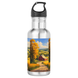 Bouteille D'eau "Bouteilles D'Eau Personnalisées Branchées Ici"