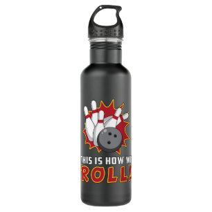 Bouteille D'eau Bowling Bowler Strike Sport Team Bowl Drôle cadeau
