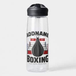 Bouteille D'eau Boxe Anneau AJOUTER NOM Boxer Gym Speed Sac