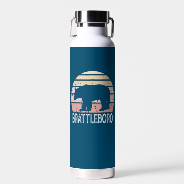 Bouteille D'eau Brattleboro Vermont Retro Bear (Avant)