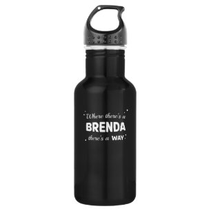 Bouteille D'eau Brenda Nom Dit Design Pour Fier Brendas