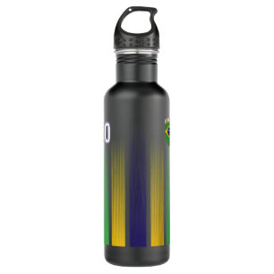 Bouteille D'eau Brésil Soccer Jersey Brésil 10 Football Fan