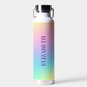 Bouteille D'eau Bridesmaid cadeaux pastel arc-en-ciel ombre person