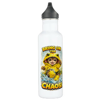 Bouteille D'eau Bring on the Chaos Cute Dino Water Bottle