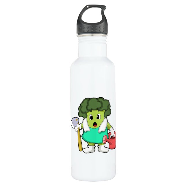 Bouteille D'eau Brocoli comme fermier avec arrosage (Devant)