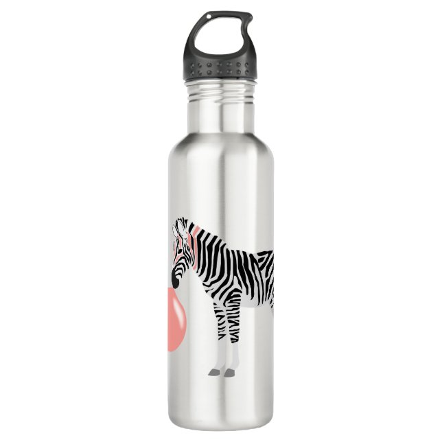 Bouteille D'eau Buble Gum Zebra Blowbble (Devant)
