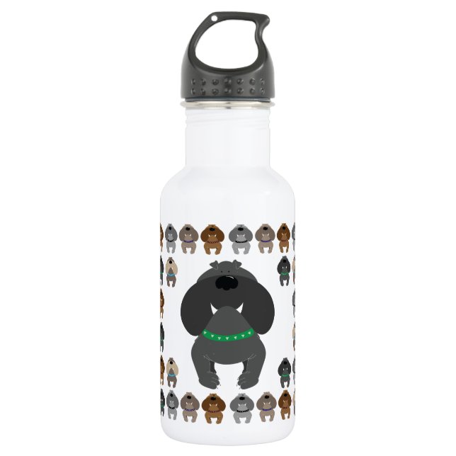 Bouteille D'eau Bulldog (Devant)