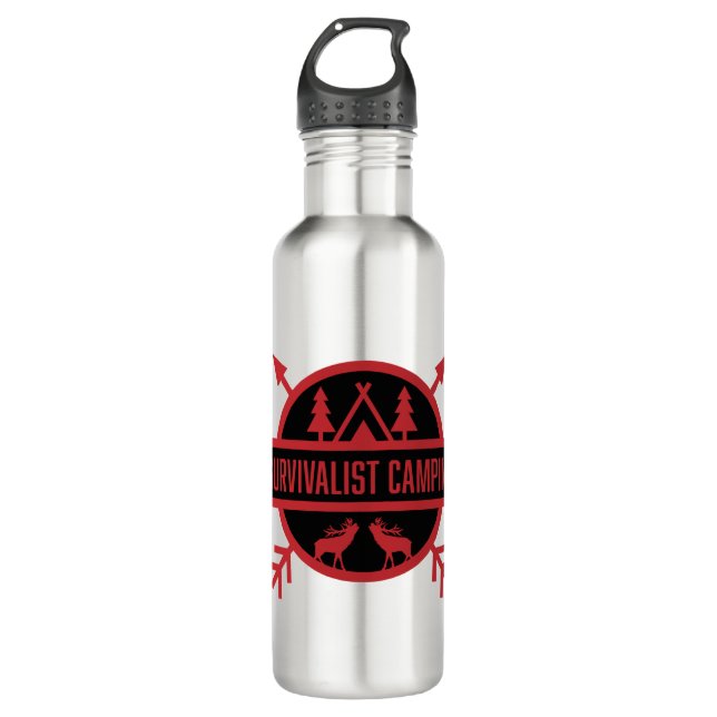 Bouteille D'eau Buscraft Nature Survivalist (Devant)