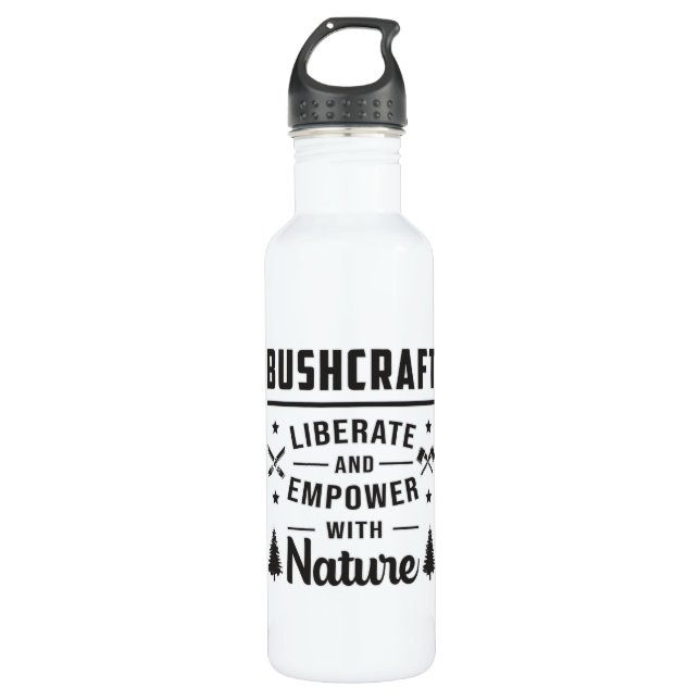 Bouteille D'eau Bushcraft Apocalypse Survie Idée cadeau extérieur (Devant)