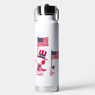 Bouteille D'eau cacahuètes   American Summer Old Glory