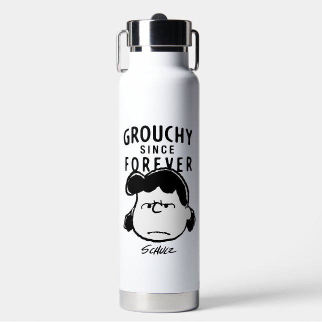 Bouteille D'eau cacahuètes | Grouchy depuis toujours Lucy (Salle de sport)
