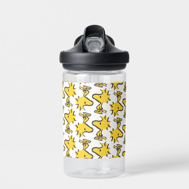 Bouteille D'eau cacahuètes | Motif Woodstock (Avant)