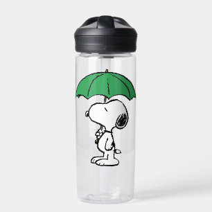 Bouteille D'eau cacahuètes Parapluie vert Snoopy