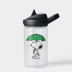 Bouteille D'eau cacahuètes   Parapluie vert Snoopy