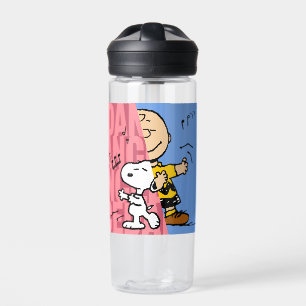 Bouteille D'eau cacahuètes   Snoopy & Charlie Danse Brown mi-mi-mi