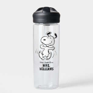 Bouteille D'eau cacahuètes Snoopy Grand Enseignant Personnalisé