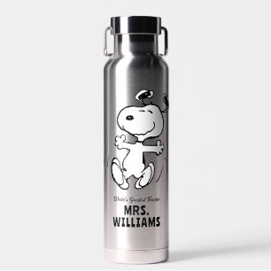 Bouteille D'eau cacahuètes Snoopy Grand Enseignant Personnalisé