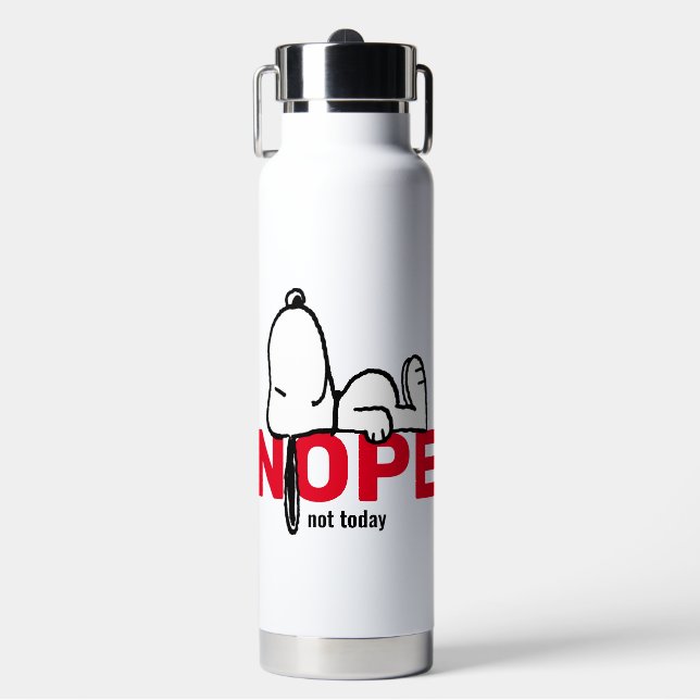 Bouteille D'eau cacahuètes | Snoopy Pas aujourd'hui (Salle de sport)