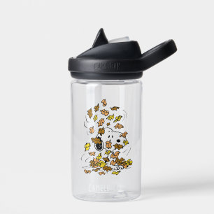 Bouteille D'eau cacahuètes   Snoopy Pile de Feuilles