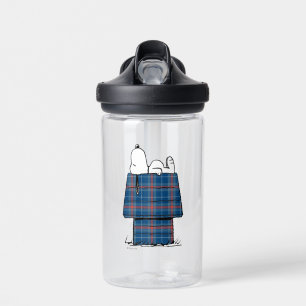 Bouteille D'eau cacahuètes Snoopy Plaid Flannel Holiday Dog Hous